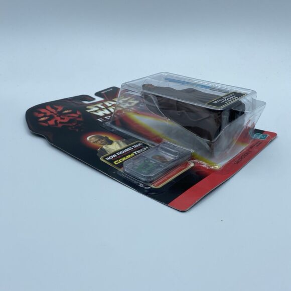 Star Wars Episode 1 Mace Windu 3.75" Action Figure Jedi 1998 Hasbro New Sealed - Picture 5 of 5